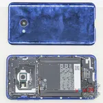 How to disassemble HTC U Play, Step 1/2