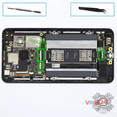How to disassemble Asus ZenFone 5 A501CG, Step 4/1