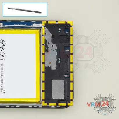 How to disassemble Huawei Honor 7C Pro, Step 9/1