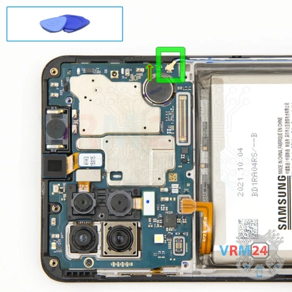 How to disassemble Samsung Galaxy M32 SM-M325, Step 9/1