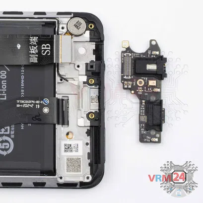 Cómo desmontar Xiaomi RedMi Note 9, Paso 14/2