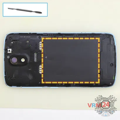 How to disassemble HTC Desire 326G, Step 2/1