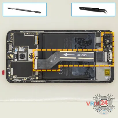 How to disassemble Meizu 15 Lite M871H, Step 10/1
