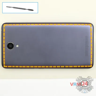 How to disassemble Xiaomi RedMi Note 2 Prime, Step 1/1