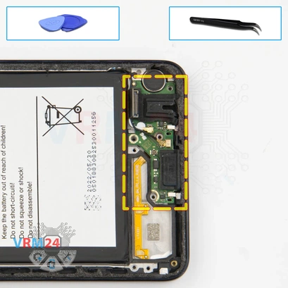How to disassemble Tecno Camon 19, Step 12/1