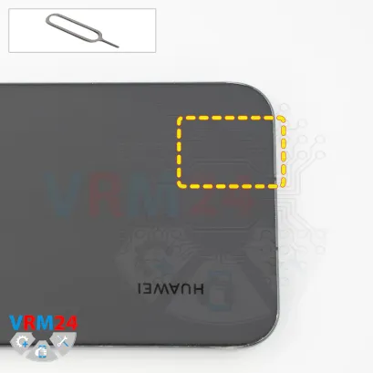 How to disassemble Huawei Pura 70, Step 2/1