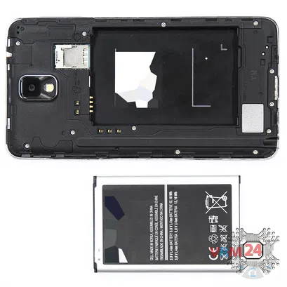 Как разобрать Samsung Galaxy Note 3 SM-N9000, Шаг 2/2