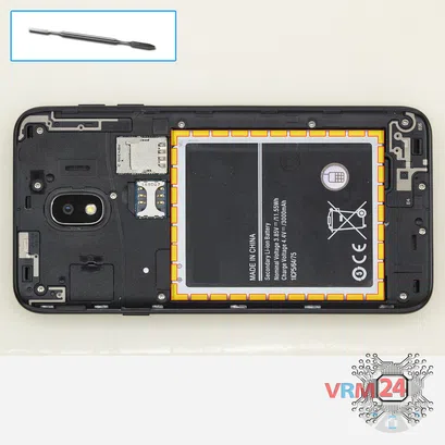 Cómo desmontar Samsung Galaxy J4 SM-J400, Paso 2/1