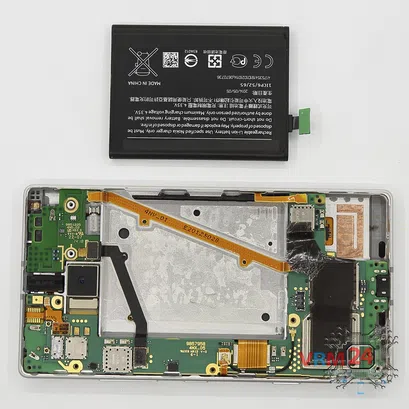Cómo desmontar Nokia Lumia 930 RM-1045, Paso 4/2