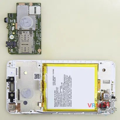 How to disassemble Asus ZenFone Live ZB501KL, Step 11/2