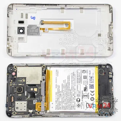 How to disassemble Asus ZenFone 3 Laser ZC551KL, Step 5/2