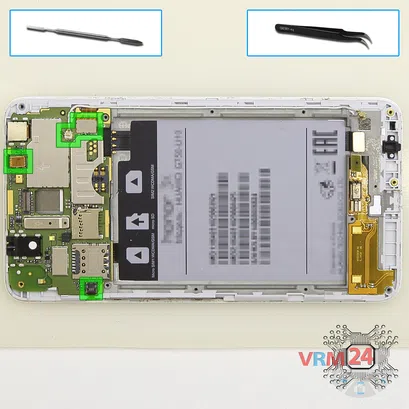 How to disassemble Huawei Honor 3X, Step 7/1