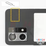 How to disassemble Oppo Reno7 4G, Step 2/1