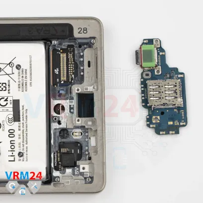 Como desmontar Samsung Galaxy S25 Ultra SM-S938 por si mesmo, Passo 12/2