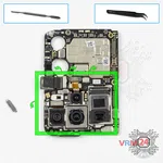 How to disassemble Huawei P30 Pro, Step 16/2