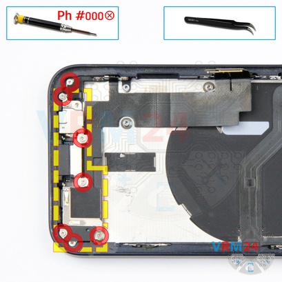 Cómo desmontar Apple iPhone 12 mini, Paso 18/1
