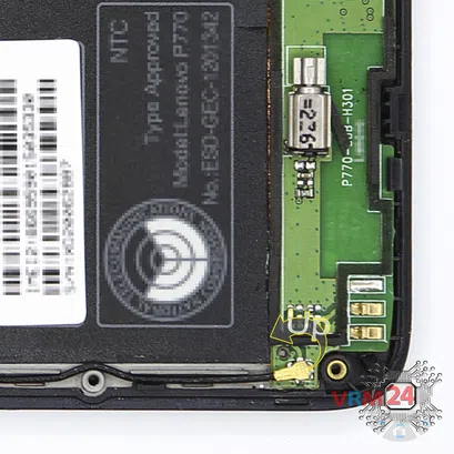 How to disassemble Lenovo P770, Step 5/2