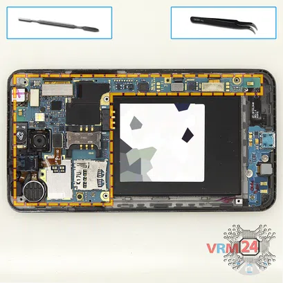 How to disassemble Samsung Galaxy R GT-i9103, Step 9/1