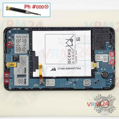 Как разобрать Samsung Galaxy Tab 4 7.0'' SM-T231, Шаг 4/1