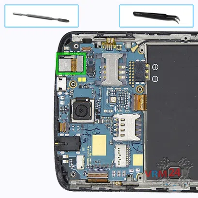 How to disassemble Philips Xenium I928, Step 7/1