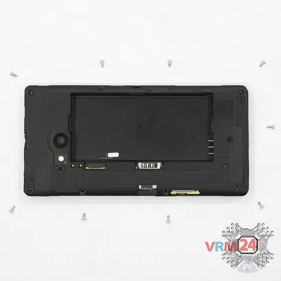 How to disassemble Nokia Lumia 730 RM-1040, Step 3/2