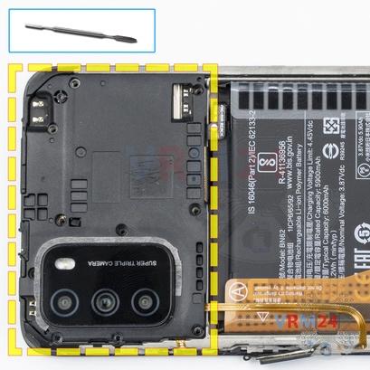 How to disassemble Xiaomi Poco M3, Step 6/1