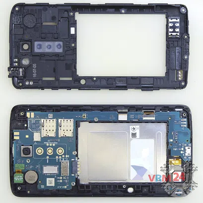 How to disassemble LG K7 X210, Step 4/2