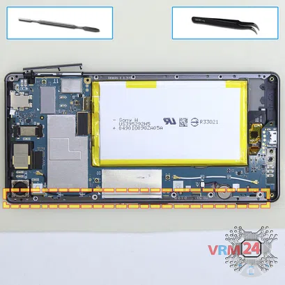 How to disassemble Sony Xperia XA Ultra, Step 8/1