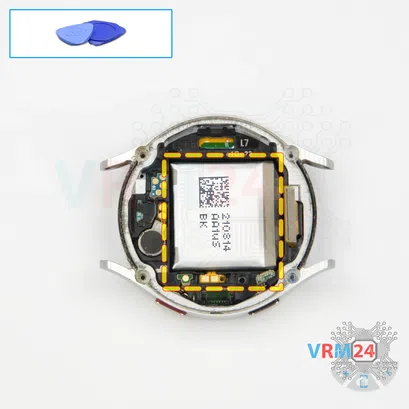 How to disassemble Samsung Galaxy Watch 4 SM-R870, Step 8/1