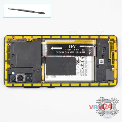 Cómo desmontar Samsung Galaxy A41 SM-A415, Paso 5/1