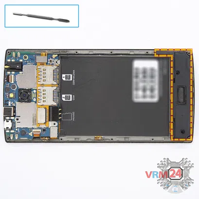 How to disassemble Highscreen Boost 2 SE, Step 6/1