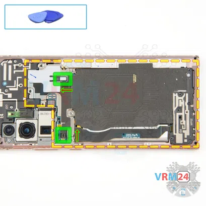 Cómo desmontar Samsung Galaxy Note 20 Ultra SM-N985, Paso 5/1