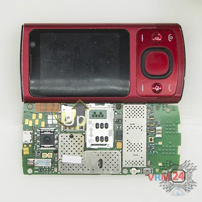 How to disassemble Nokia 6700 slide RM-576, Step 7/2