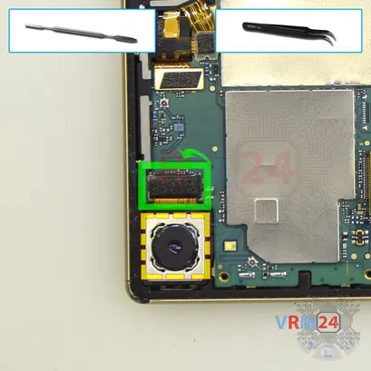 How to disassemble Sony Xperia Z5, Step 12/1