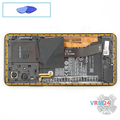 How to disassemble Xiaomi POCO M4 Pro 5G, Step 6/1