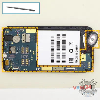 How to disassemble Highscreen WinWin, Step 8/1