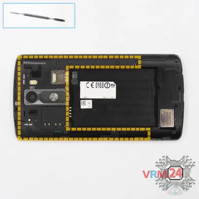 How to disassemble LG G3 D855, Step 4/1
