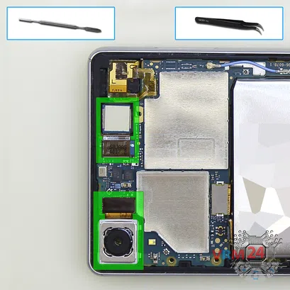 How to disassemble Sony Xperia X, Step 7/1
