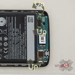How to disassemble HTC Desire 828, Step 4/2