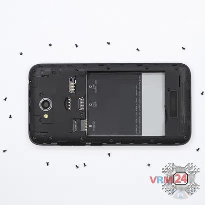 How to disassemble HTC Desire 616, Step 3/2