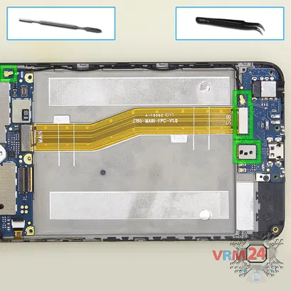 How to disassemble Meizu M5 M611H, Step 9/1