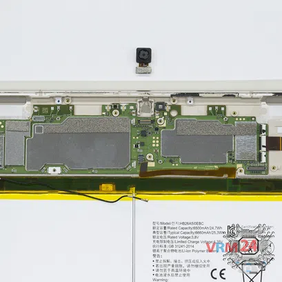 How to disassemble Huawei MediaPad M2 10'', Step 15/2