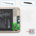 How to disassemble Huawei Y5 (2017), Step 8/1