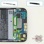 How to disassemble HTC One A9, Step 10/1