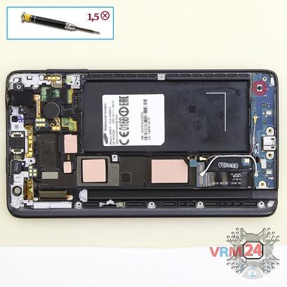 How to disassemble Samsung Galaxy Note Edge SM-N915, Step 8/1
