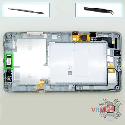 How to disassemble LG Max X155, Step 9/1