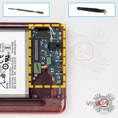 Cómo desmontar Samsung Galaxy Note 10 Lite SM-N770, Paso 11/1