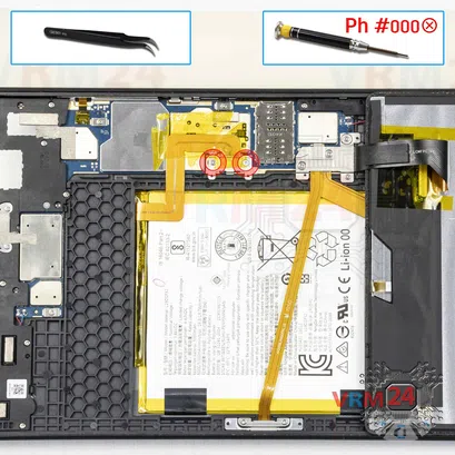 Como desmontar Lenovo Tab M10 Plus TB-X606F, Passo 3/1