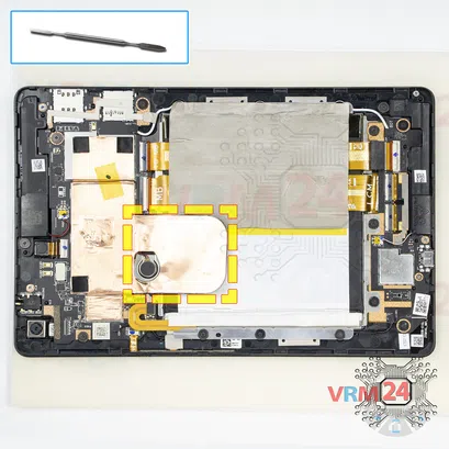 Cómo desmontar Asus ZenPad Z8 ZT581KL, Paso 4/1