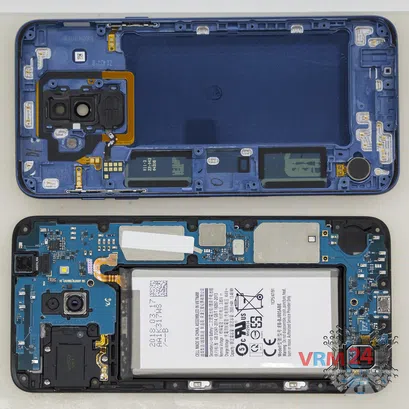 Cómo desmontar Samsung Galaxy A6 Plus (2018) SM-A605, Paso 6/2